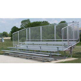 BLEACHER 8R 91S 21' W/AISLE & VERT RAIL | 1196580
