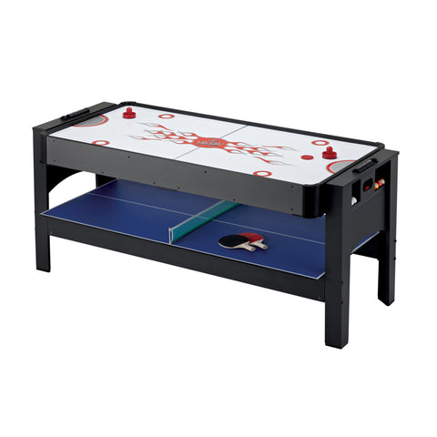 Image of Fat Cat 3-in-1 6' Flip Multi-Game Table Blue Top