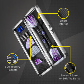 Casemaster Accolade Aluminum Dart Case 