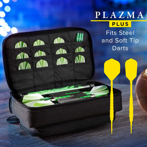 Casemaster Plazma Plus Dart Case with Black Zipper and Phone Pocket