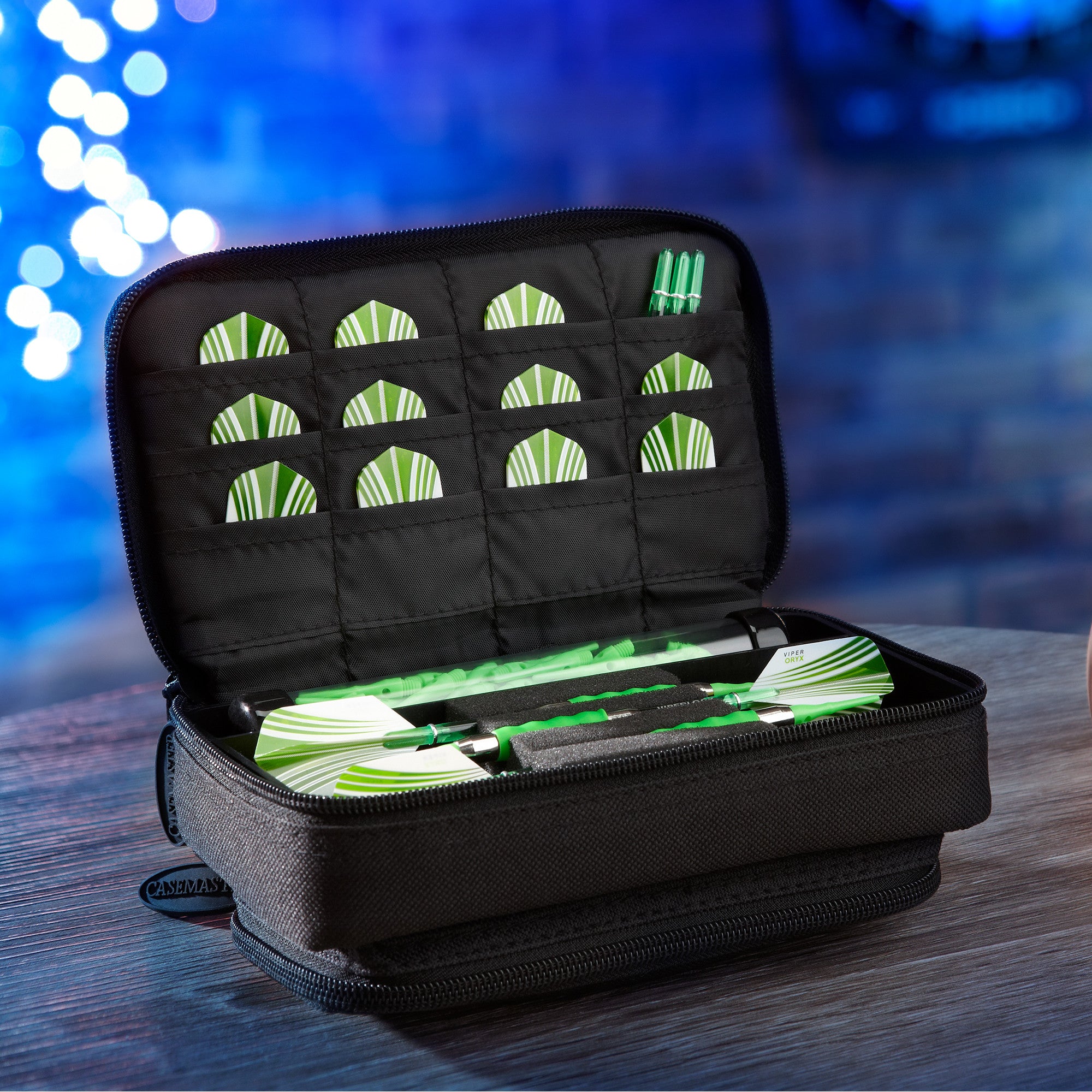 Casemaster Plazma Plus Dart Case with Black Zipper and Phone Pocket