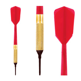 Viper Commercial Brass Bar Darts - Bag of 45 - Red 