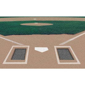 Rubber Batters Box Foundation - pair | MK3240