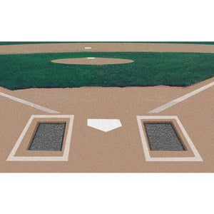 Rubber Batters Box Foundation - pair | MK3240