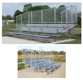 5 Row 15' Vertical Picket Bleacher | NB0515V