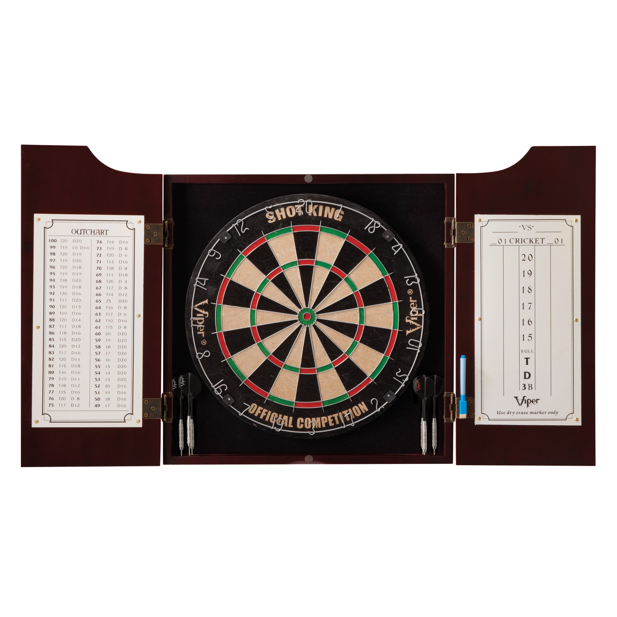 Viper Hudson All-In-One Dart Center Mahogany