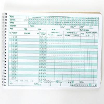 Image of MARK V BASKETBALL SCOREBOOK | 1471258