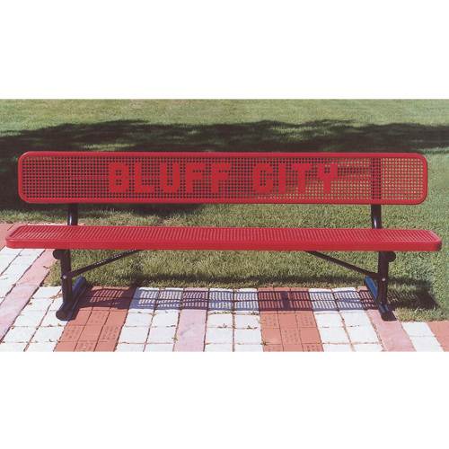 6' Letter Bench Port Perf 11 Space Max | 1275599