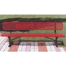 8' Letter Bench Surf Perf 15 Spaces Max | 1275643