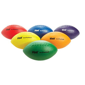 Coated Foam 8 1/2" Football Set of 6 | 1243864