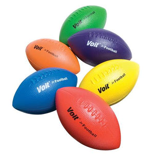 Coated Foam 9 3/4" Football Set of 6 | 1243925