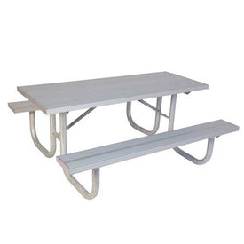 8' Single Sided H-D ADA Table, Alum | 1276060