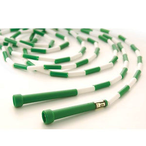 16' Segmented Skip Rope Green/White| 1040135