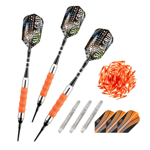 Image of Viper Sure Grip Soft Tip Darts 18 Grams, Orange Accessory Set