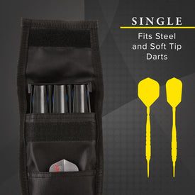 Casemaster Single Black Dart Case 