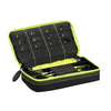 Casemaster Plazma Dart Case Black with Yellow Zipper