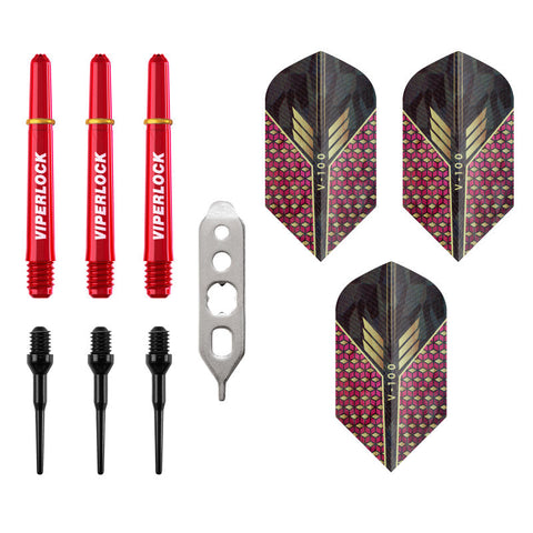 Image of Viper Wizard Red and Black Soft Tip Darts 20 Grams