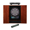 Viper 787 Electronic Dartboard, Metropolitan Cinnamon Cabinet, Dart Mat & Shadow Buster Dartboard Light Bundle