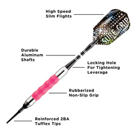Viper Sure Grip Soft Tip Darts Pink 