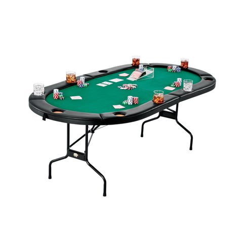 Image of Fat Cat Texas Hold'em Table & Poker Chip Set