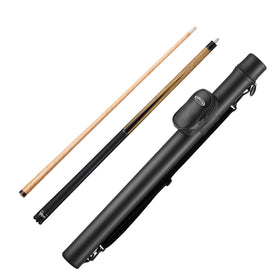 Viper Naturals Birdseye Cue and Casemaster Q-Vault Supreme Black Cue Case