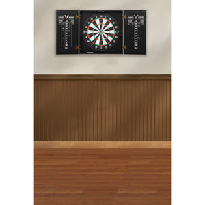 Viper Hideaway Dartboard Cabinet with Reversible Traditional Dartboard