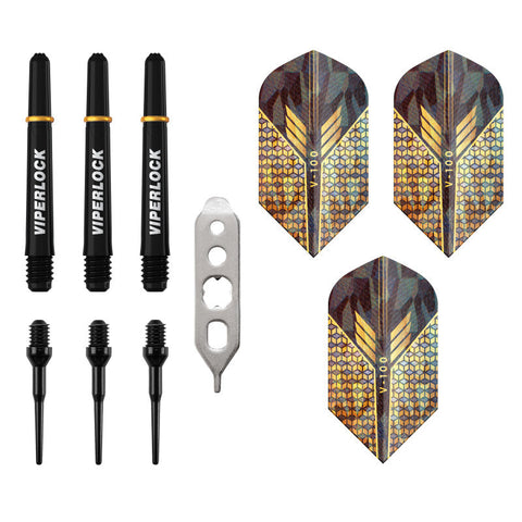 Image of Viper Wizard Gold and Black Soft Tip Darts 20 Grams