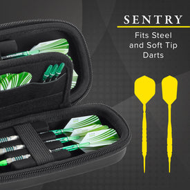Casemaster Sentry Dart Case with Black Zipper 