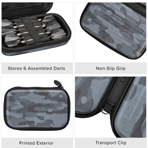 Casemaster Sentinel Dart Case Black Camo Art Series