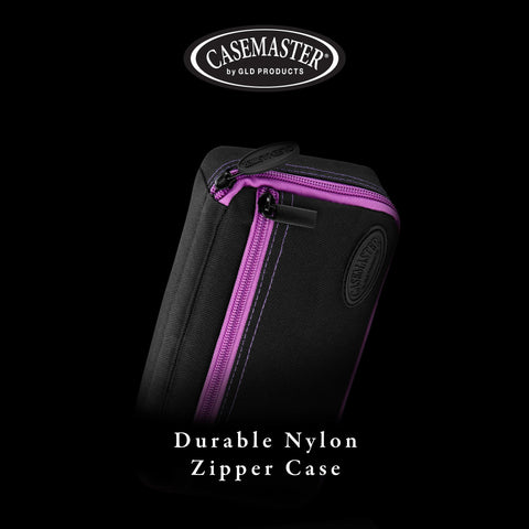 Image of Casemaster Plazma Dart Case Black with Amethyst Zipper