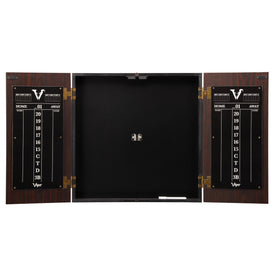 Viper Stadium Dartboard Cabinet with Shot King Sisal Dartboard 