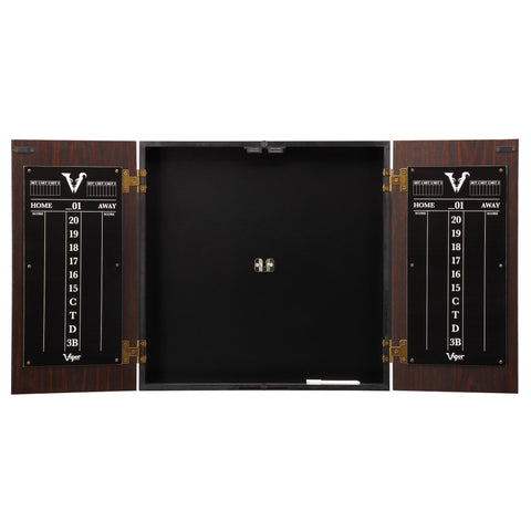 Image of Viper Stadium Dartboard Cabinet with Shot King Sisal Dartboard