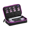 Casemaster Plazma Dart Case Black with Amethyst Zipper