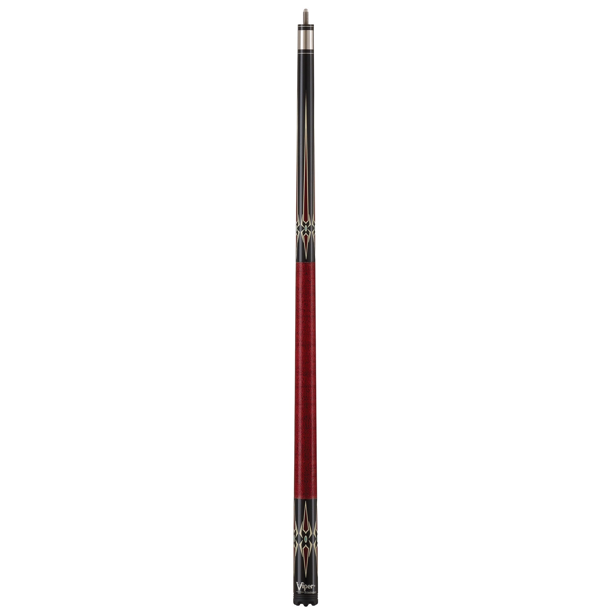 Viper Sinister Series Cue with Red Diamonds