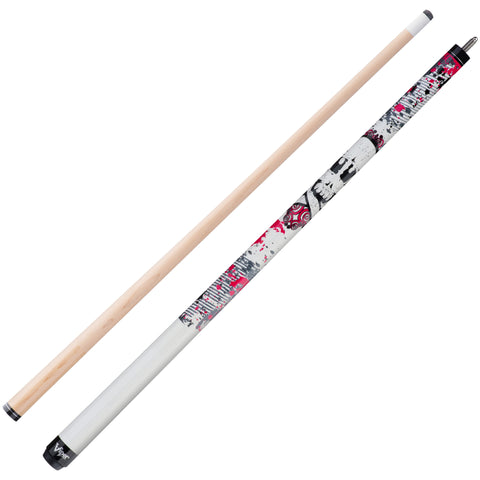 Image of Viper Underground Jr Pink Bones Cue and Casemaster Cono Case