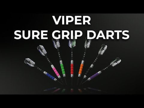 Image of Viper Sure Grip Soft Tip Darts 18 Grams, Purple Accessory Set