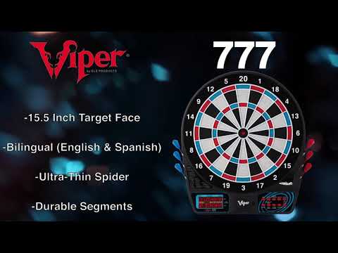 Viper 777 Electronic Dartboard, 15.5" Regulation Target
