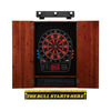 Viper 800 Electronic Dartboard, Metropolitan Cinnamon Cabinet, Throw Line Marker & Shadow Buster Dartboard Light Bundle