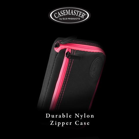 Image of Casemaster Plazma Dart Case Black with Pink Zipper