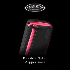 Casemaster Plazma Dart Case Black with Pink Zipper