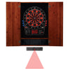 Viper Metropolitan Cinnamon Soft Tip Dartboard Cabinet, 800 Electronic Dartboard, and Dart Laser Line