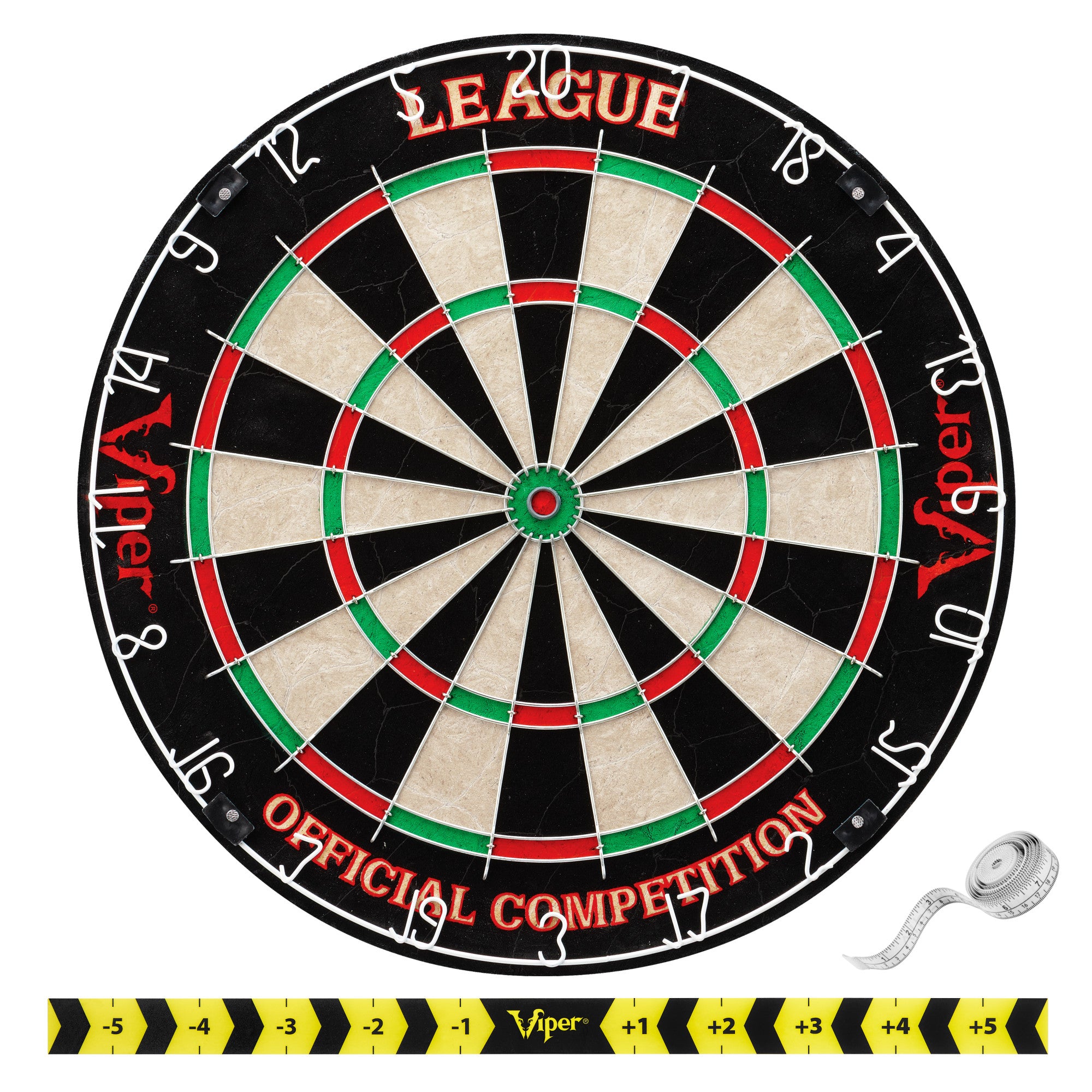 Viper League Sisal Dartboard and Wall Defender III