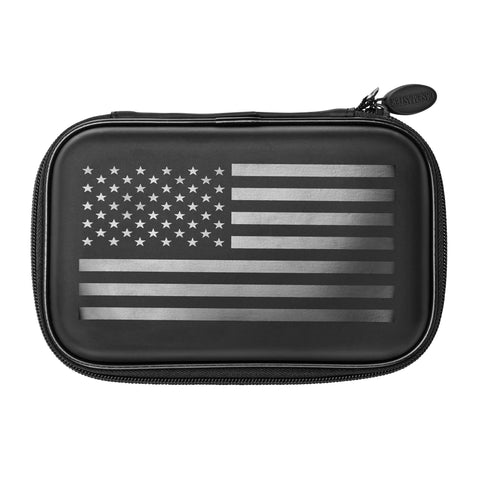 Image of Casemaster Sentinel Dart Case American Flag Monochrome