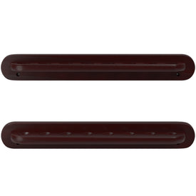 Viper Traditional Mahogany 8 Cue Wall Cue Rack 