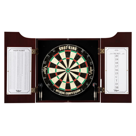 Image of Viper Hudson All-in-One Dart Center, Dart Mat & Shadow Buster Dartboard Light Bundle