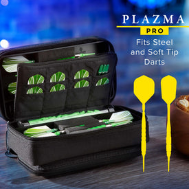 Casemaster Plazma Pro Dart Case with Black Zipper and Phone Pocket 
