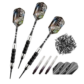 Viper Sure Grip Soft Tip Darts 18 Grams, Black Accessory Set 
