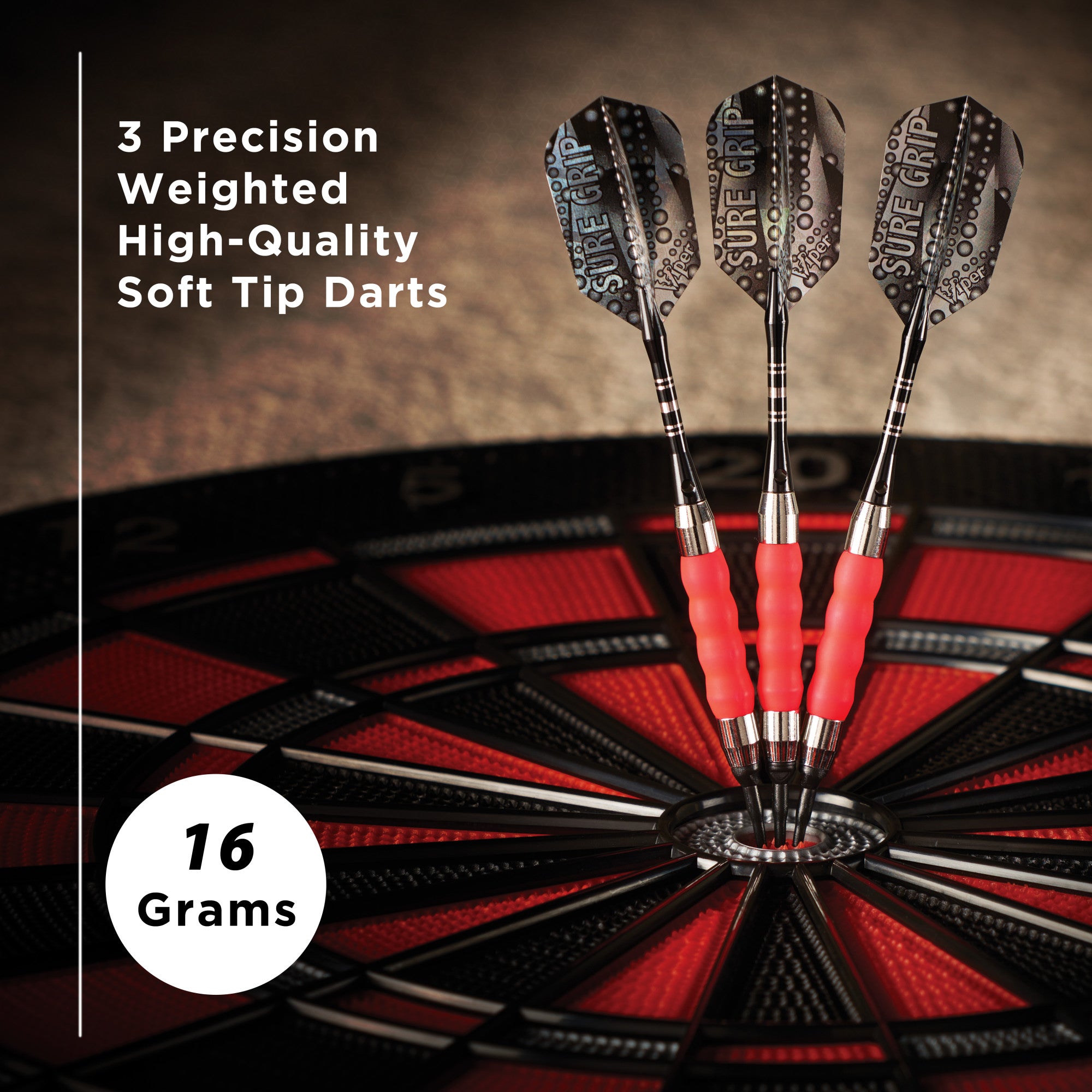 Viper Sure Grip Soft Tip Darts Pink