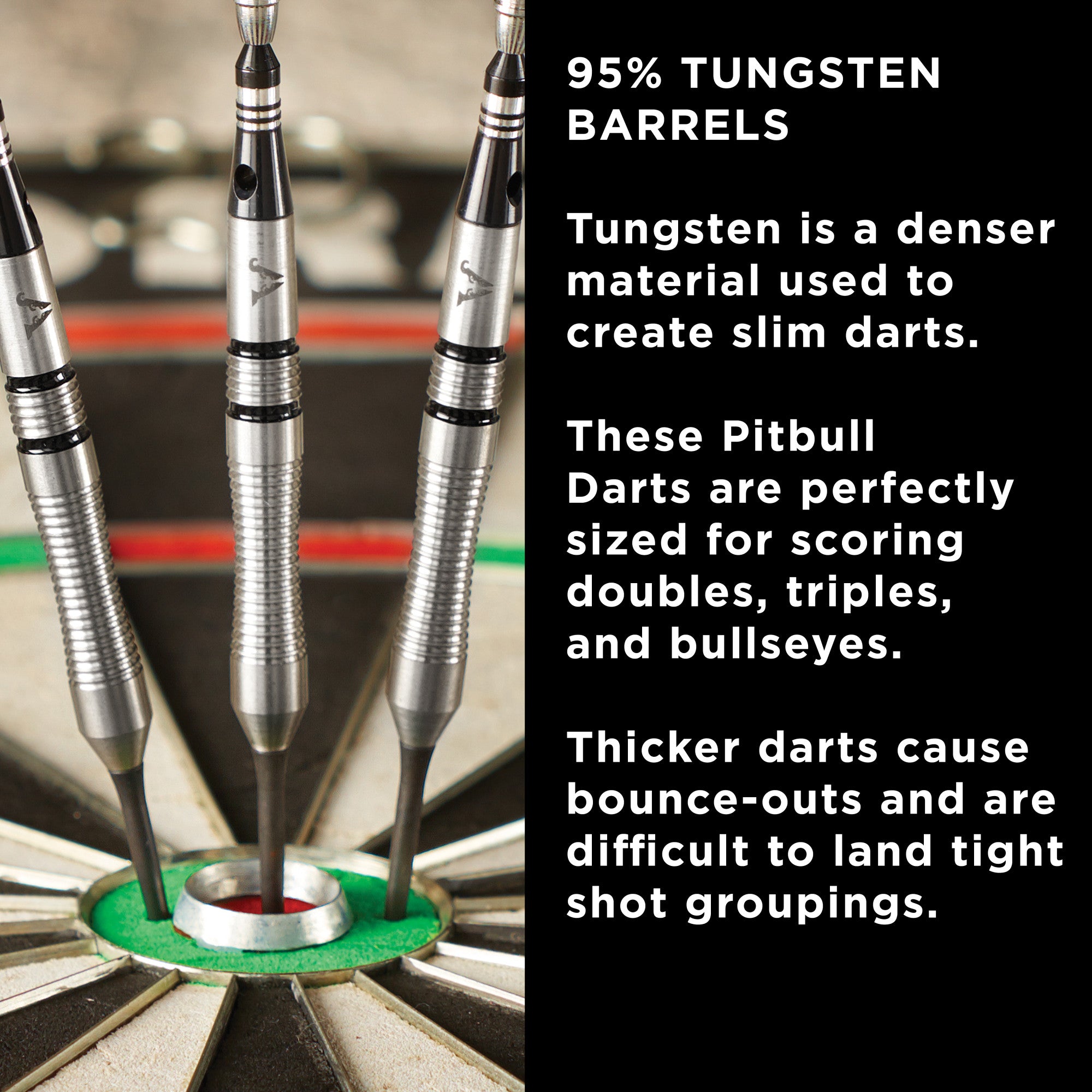 Viper Bully Steel Tip Darts - Thumbnail 3