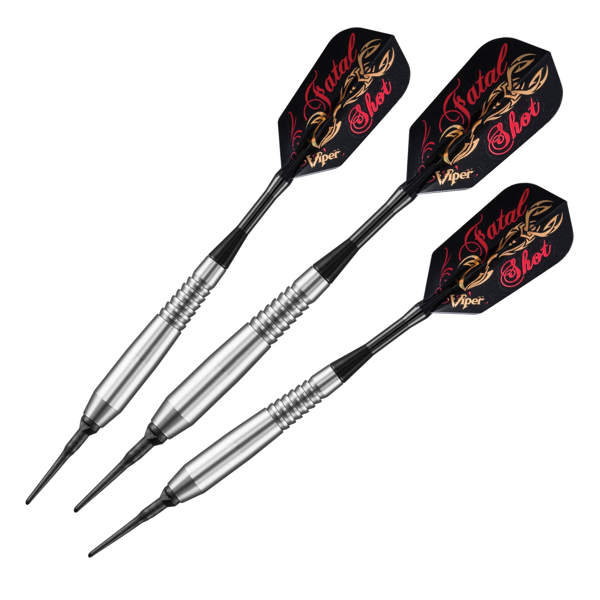 Viper Underground Fatal Shot Soft Tip Darts 18 Grams, Viper Underground Fatal Shot Cue, and Casemaster Q-Vault Supreme Black Cue Case